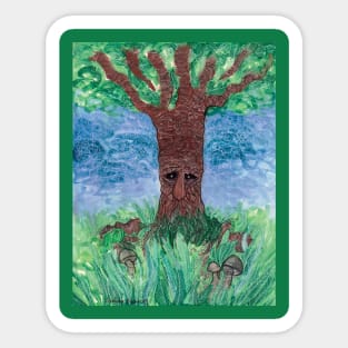 Wise Old Tree Sticker